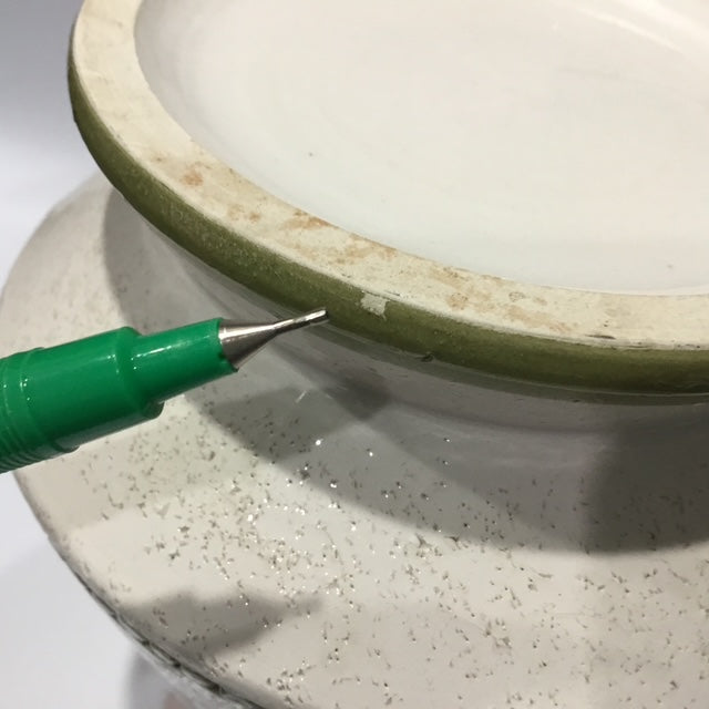 Vintage Italian Mid Century Pottery Vase, Floral Ceramic, Retro Home Décor