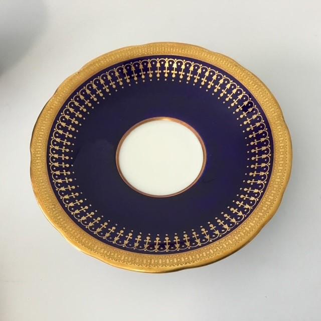 Aynsley tea cup saucer & plate trio set, Vintage Hertford, pattern B3835