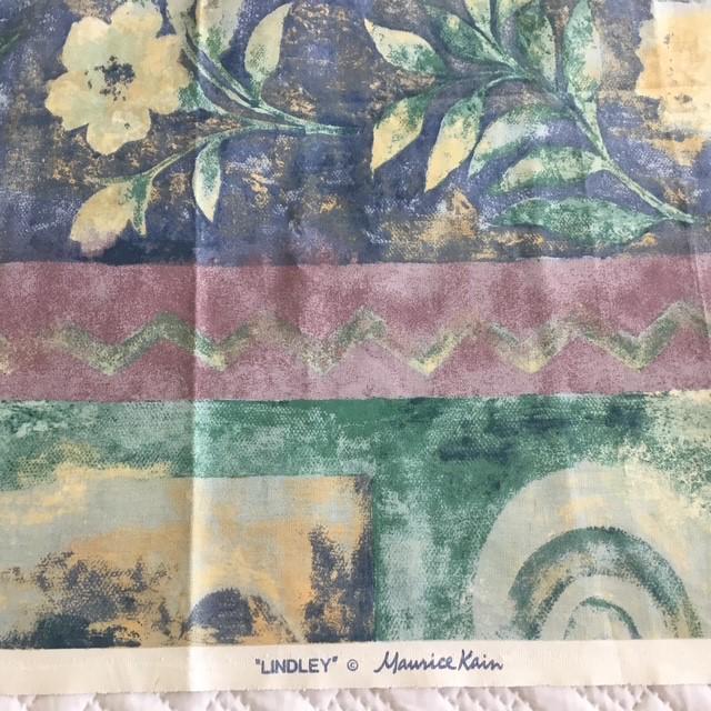 Maurice Kain Lindsey fabric feels like Cotton for soft furnishings 1.45W 1.20L