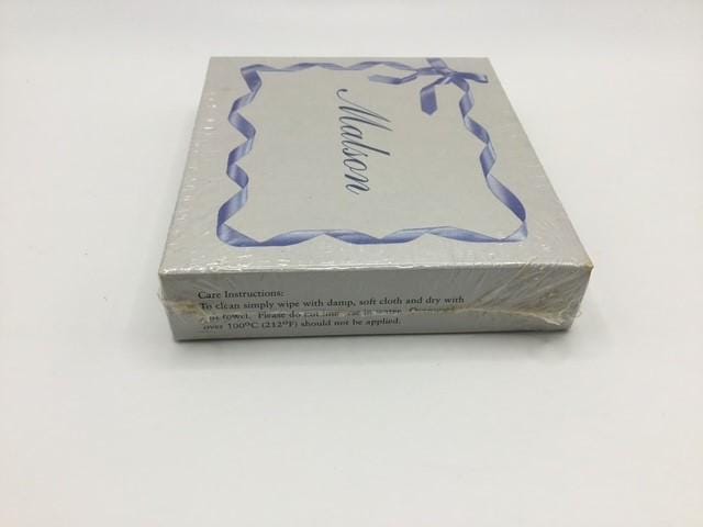 6 Coasters malson/Ashdene redoute roses, sealed box