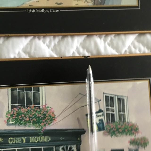 Vintage placements, John Hinde 4 Table Mats, Cork Backed, Irish pubs