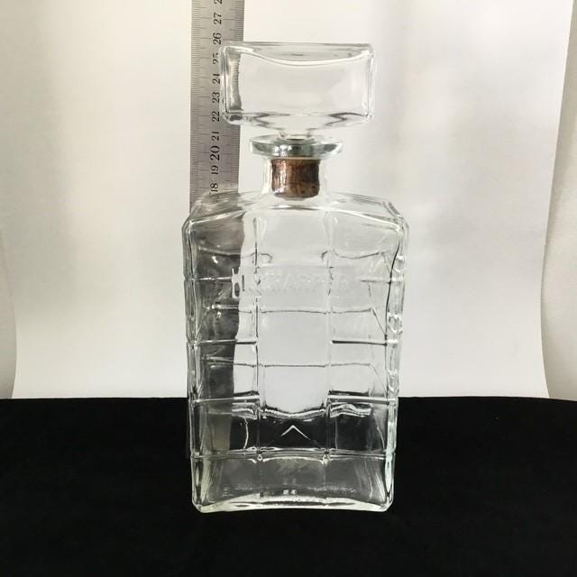 Vintage I.W.HARPER 1960s Large Bourbon Bottle, 25.5cm w/Stopper, Empty bottle only