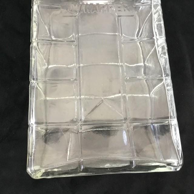 Vintage I.W.HARPER 1960s Large Bourbon Bottle, 25.5cm w/Stopper, Empty bottle only
