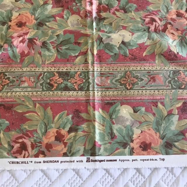 Sheridan fabric Churchill feels like Cotton for soft furnishings 139cm w by 1.15m