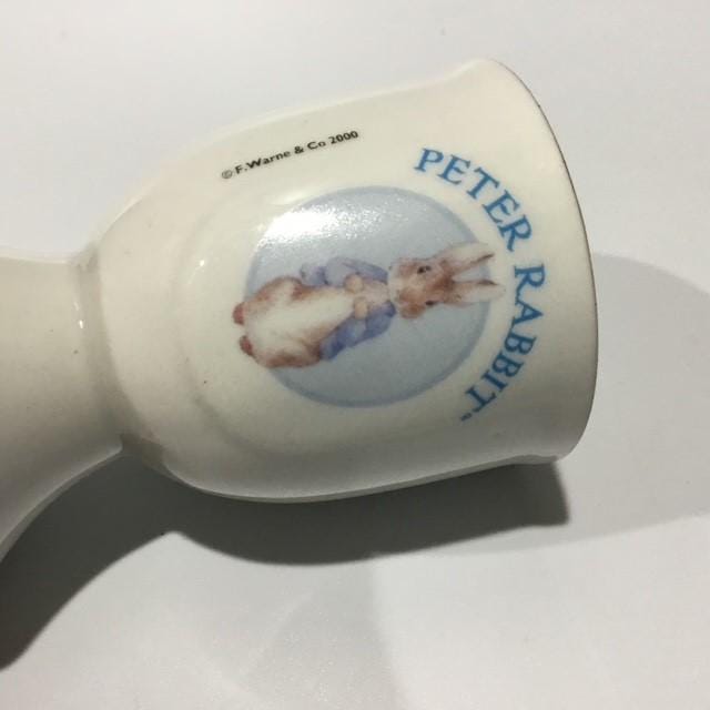 Peter Rabbit egg cup lot of  2 by F.Warne and Co 2000