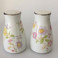 Salt and pepper Noritake 'Harmony' Platinum Trim, 8.5cm tall