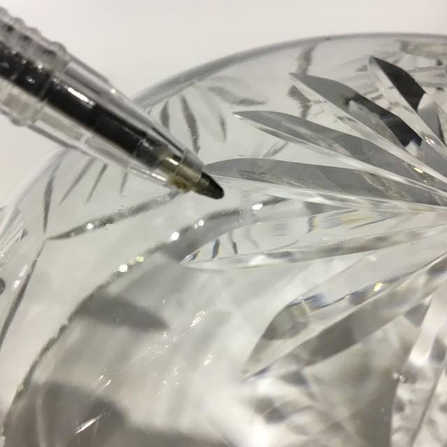 Edinburgh Crystal Art Deco Bowl, Cut Crystal, 15cm wide