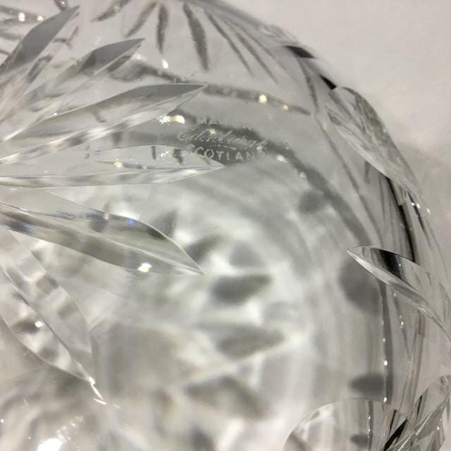 Edinburgh Crystal Art Deco Bowl, Cut Crystal, 15cm wide