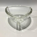 Art Deco Style Crystal Bowl with beautiful silver shine to the glass