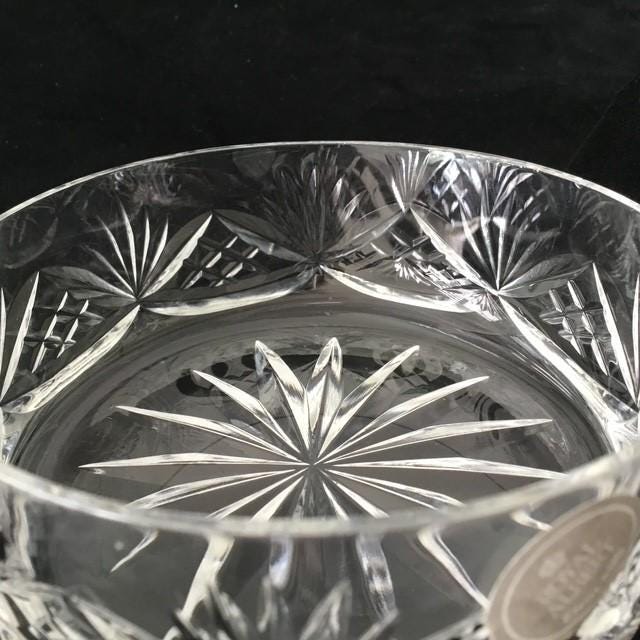Royal Albert Hand Cut Crystal Bowl, 10cm wide by 4.3cm high