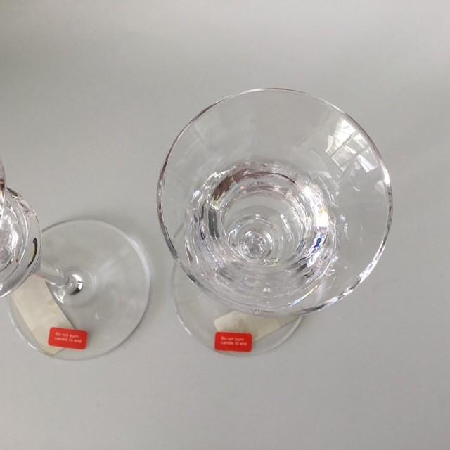 Candle Stick Holders, Mikasa Sonnet, Austria 18.5cm tall with original stickers