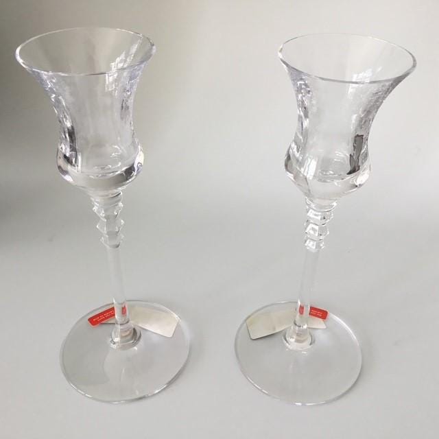 Candle Stick Holders, Mikasa Sonnet, Austria 18.5cm tall with original stickers