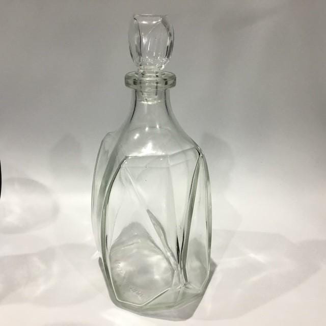 Edinburgh Scotland Alcohol Decanter, Glass Bottle, Hill Thomson & Co
