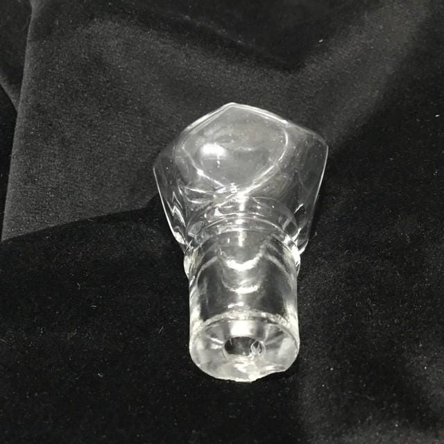 Edinburgh Scotland Alcohol Decanter, Glass Bottle, Hill Thomson & Co