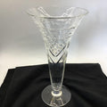 Vintage glass trumpet-mouthed (posy) vase, 20.5 cm tall