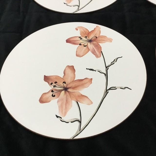 Vintage Placemats set of 6 Floral Themed possibly by Jason