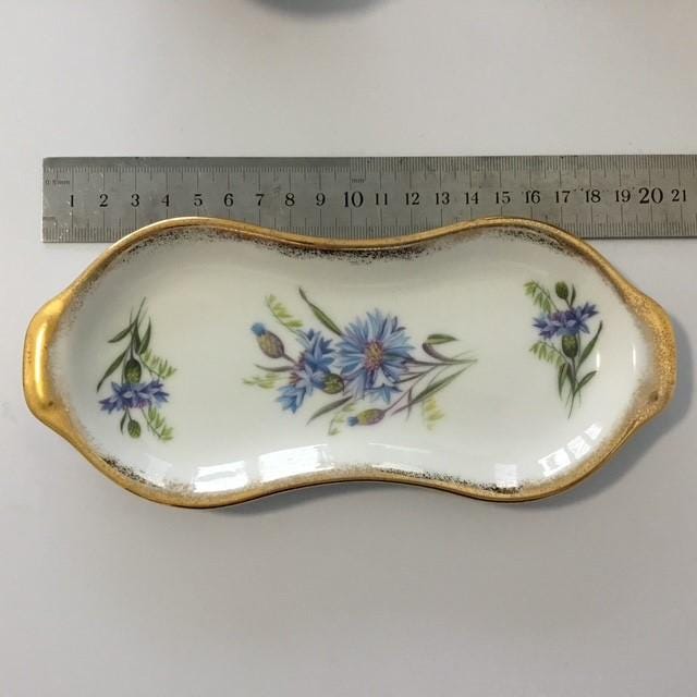 Westminster China 803 pattern milk jug, sugar bowl and tray set (older 1970's) + cookie tray (newer but still vintage)