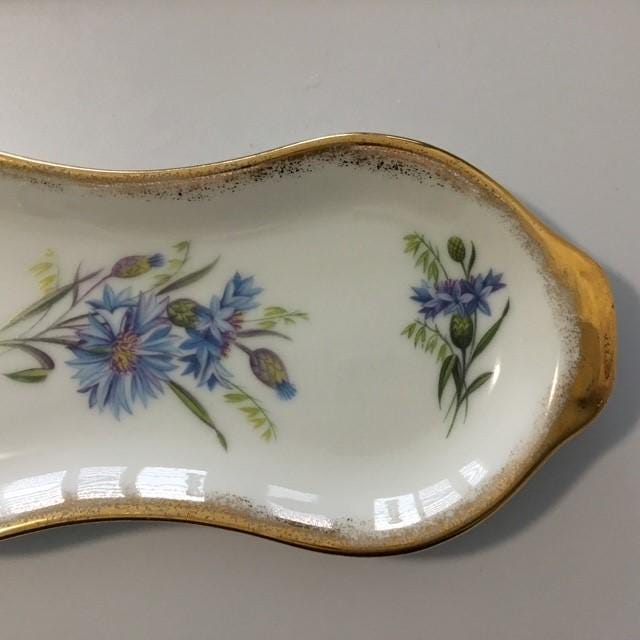 Westminster China 803 pattern milk jug, sugar bowl and tray set (older 1970's) + cookie tray (newer but still vintage)