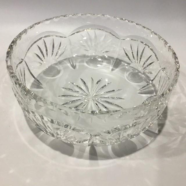 Edinburgh Crystal Art Deco Bowl, Cut Crystal, 15cm wide