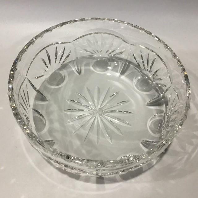 Edinburgh Crystal Art Deco Bowl, Cut Crystal, 15cm wide
