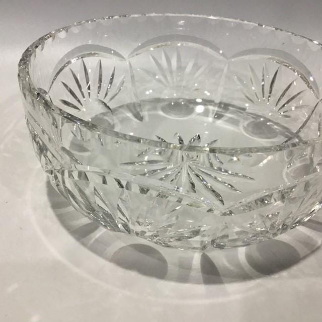 Edinburgh Crystal Art Deco Bowl, Cut Crystal, 15cm wide