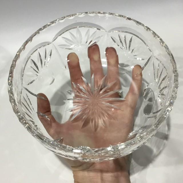 Edinburgh Crystal Art Deco Bowl, Cut Crystal, 15cm wide