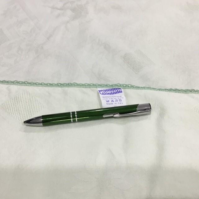 Vintage Confestyl tablecloth and 10 napkins, 240cm by 130cm, light green, crochet edge, some marks