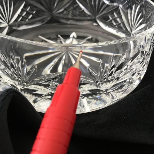 Royal Albert Hand Cut Crystal Bowl, 10cm wide by 4.3cm high