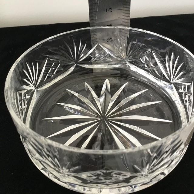 Royal Albert Hand Cut Crystal Bowl, 10cm wide by 4.3cm high