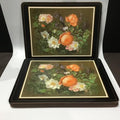 Vintage Pimpernel Placemat,s Made in England, Cork Backed Floral Table Mats, Set of 6 roses
