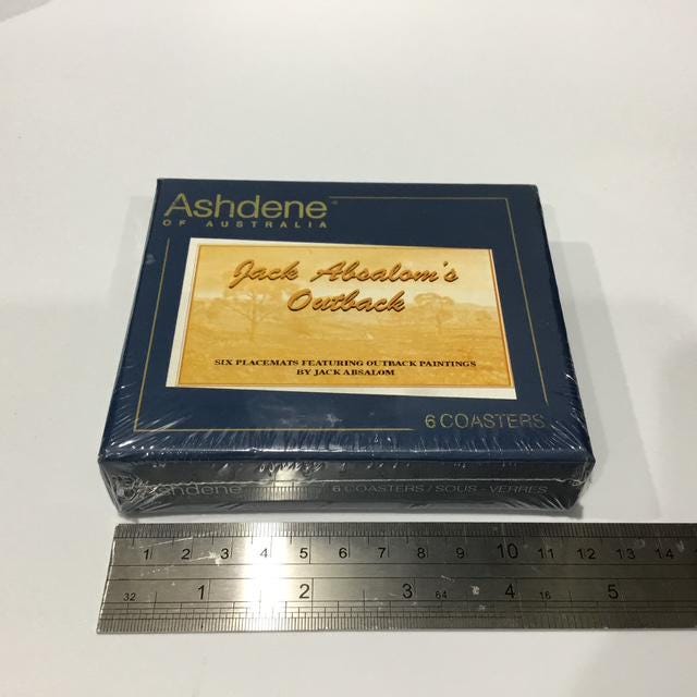 Vintage Ashdene 1990s to 2005 Outback Drink Coaster by Jack Absalom sealed