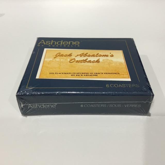 Vintage Ashdene 1990s to 2005 Outback Drink Coaster by Jack Absalom sealed