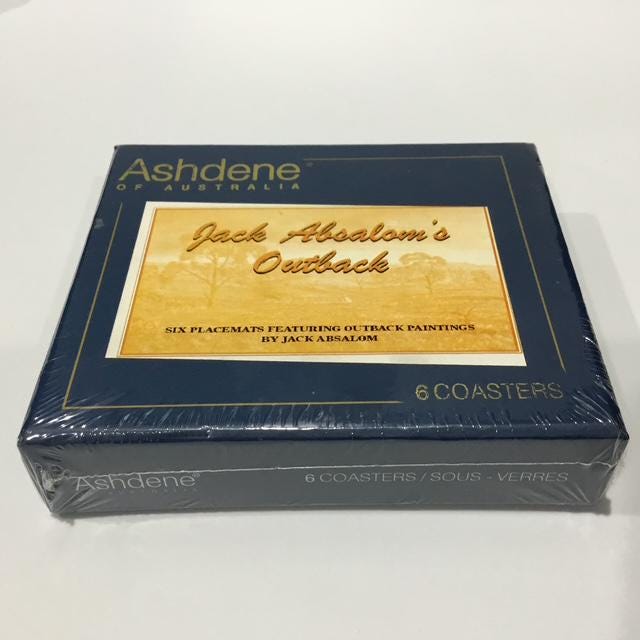 Vintage Ashdene 1990s to 2005 Outback Drink Coaster by Jack Absalom sealed