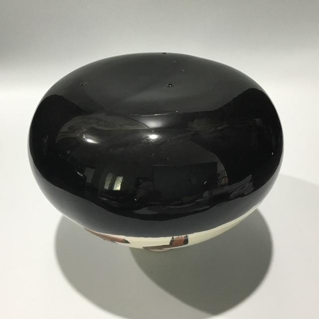 Vintage Southwestern Pottery Vase, Hand-Painted Bird, Desert Home Decor, Boho Ceramic Planter, Rustic Collectible, 1970s Style