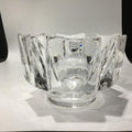 Vintage Orrefors Sweden Art Glass, Designer Initials of Lars, Original Sticker, Scandinavian Crystal, 14cm by 10cm