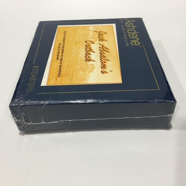 Vintage Ashdene 1990s to 2005 Outback Drink Coaster by Jack Absalom sealed