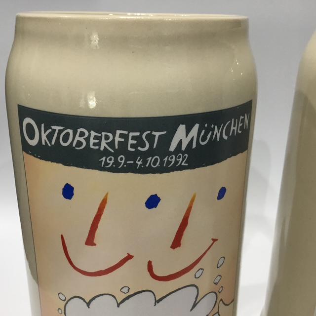 Oktoberfest Munchen Beer Stein 1992 & 1994 Rastal Lot of 2, Very Good Condition