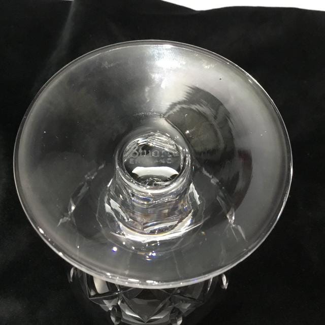 Vintage Stuart Crystal Glass, Mid-Century English Etched port sherry 150ml Glass from the 1930s-1960s