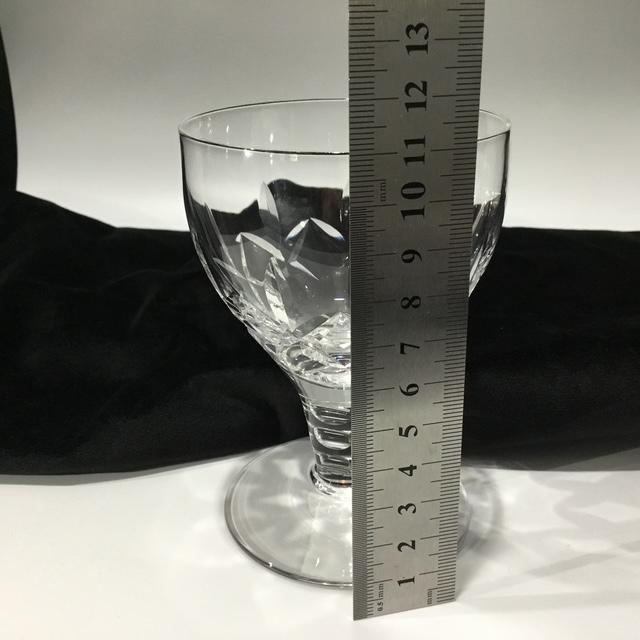 Vintage Stuart Crystal Glass, Mid-Century English Etched port sherry 150ml Glass from the 1930s-1960s
