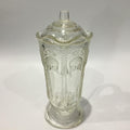 Vintage Crown Crystal Owl & Feather Jug, 1930s Australian Pressed Glass, Small Collectible Vase
