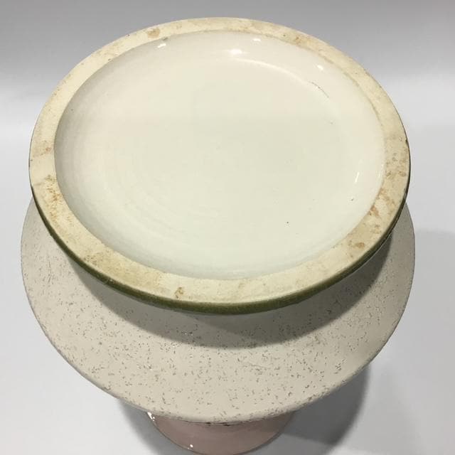 Vintage Italian Mid Century Pottery Vase, Floral Ceramic, Retro Home Décor
