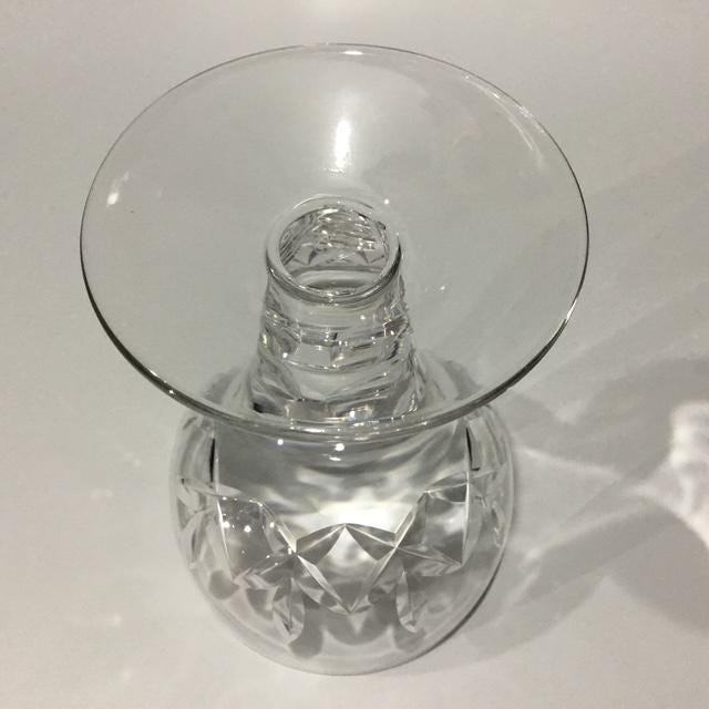 Vintage Stuart Crystal Glass, Mid-Century English Etched port sherry 150ml Glass from the 1930s-1960s