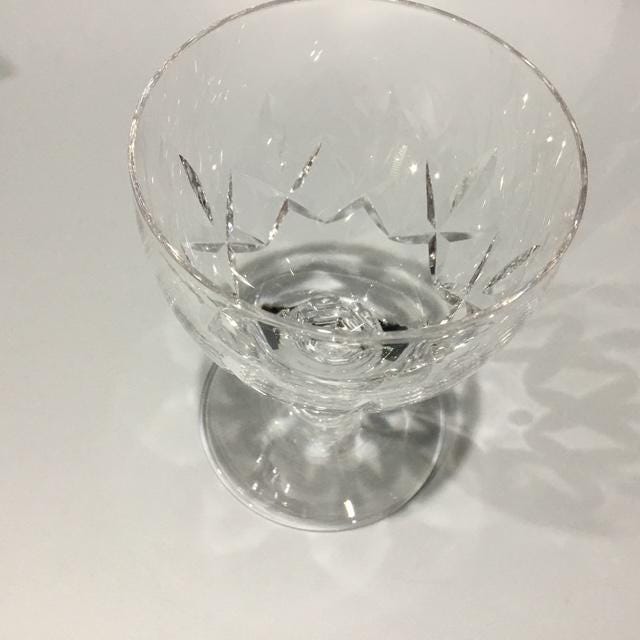 Vintage Stuart Crystal Glass, Mid-Century English Etched port sherry 150ml Glass from the 1930s-1960s