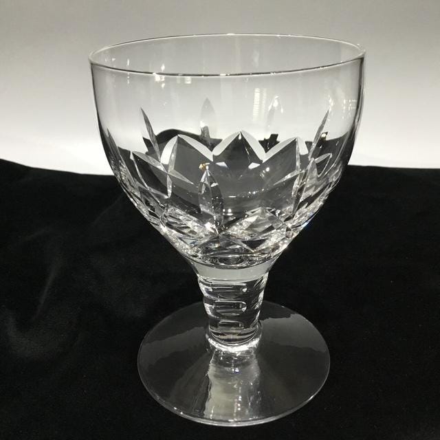 Vintage Stuart Crystal Glass, Mid-Century English Etched port sherry 150ml Glass from the 1930s-1960s