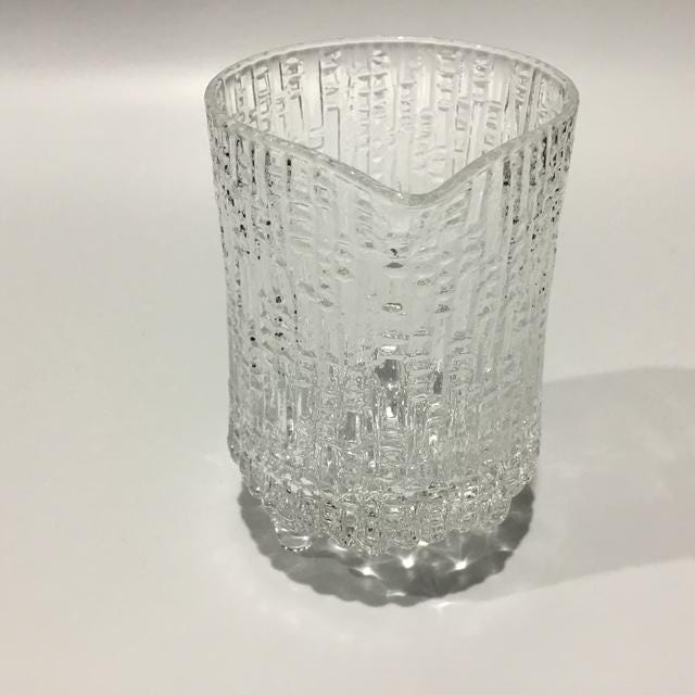 Vintage Iittala Ultima Thule Creamer “ Tapio Wirkkala Finnish Glass"