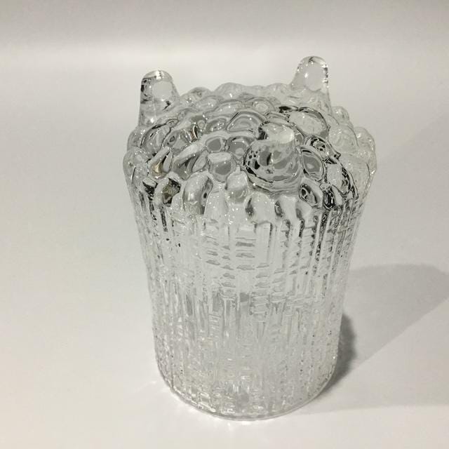Vintage Iittala Ultima Thule Creamer “ Tapio Wirkkala Finnish Glass"