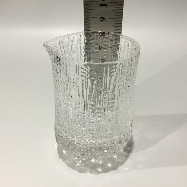 Vintage Iittala Ultima Thule Creamer “ Tapio Wirkkala Finnish Glass"